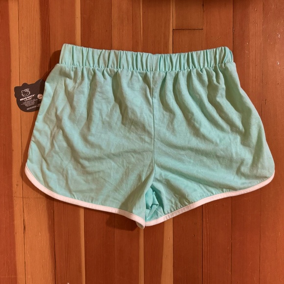 Hello Kitty PJ Shorts Mint Green NWT - Picture 4 of 7